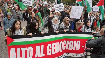 Miles de personas se manifiestan en todo el mundo por el asalto a la Flotilla